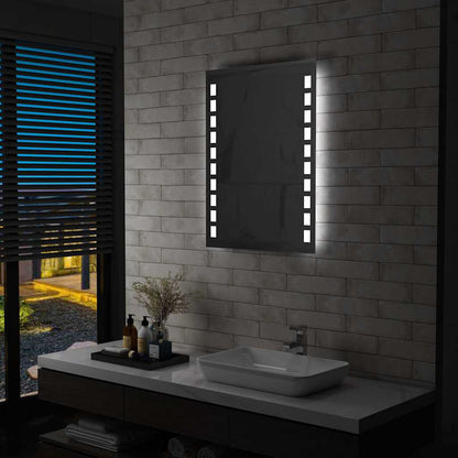Espejo De Pared De Baño Con Led