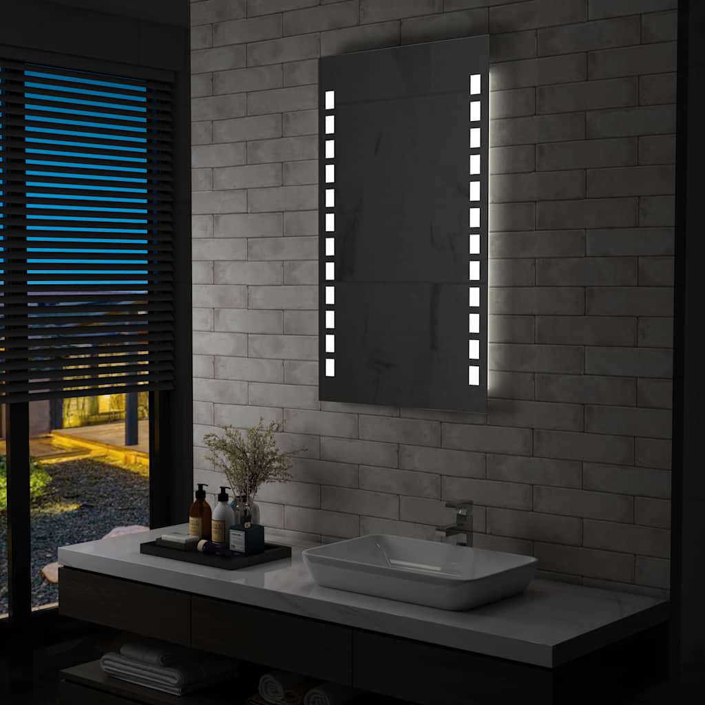 Espejo De Pared De Baño Con Led