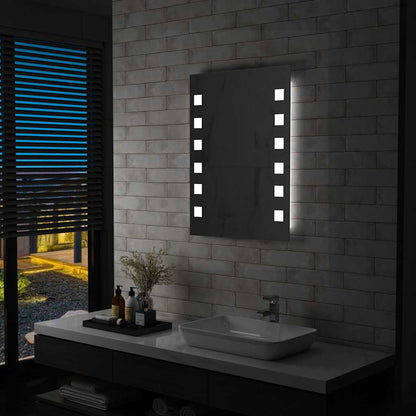 Espejo De Pared De Baño Con Led