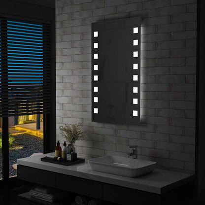 Espejo De Pared De Baño Con Led