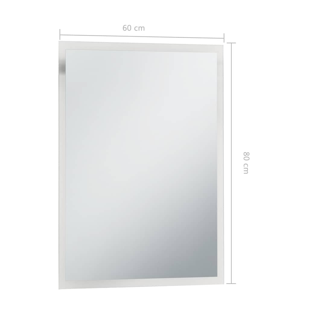 Espejo De Pared De Baño Con Led