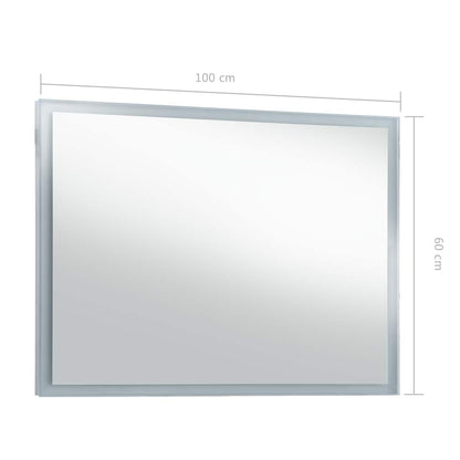 Espejo De Pared De Baño Con Led