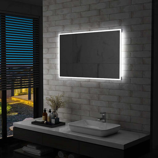 Espejo De Pared De Baño Con Led