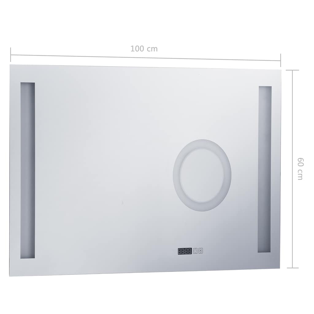 Espejo De Pared De Baño Con Led Y Sensor Táctil