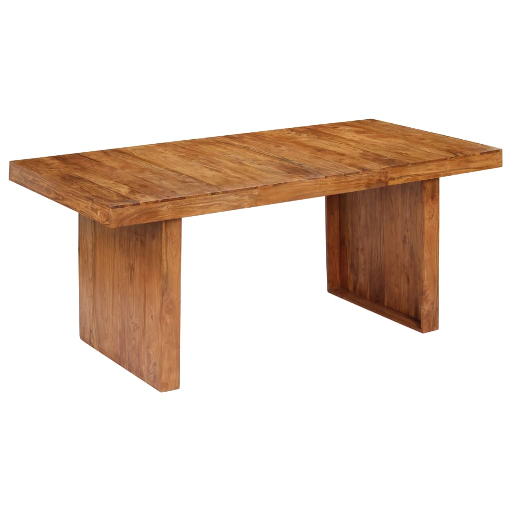 Mesa De Comedor De Madera Maciza De Acacia 180X90X75 Cm