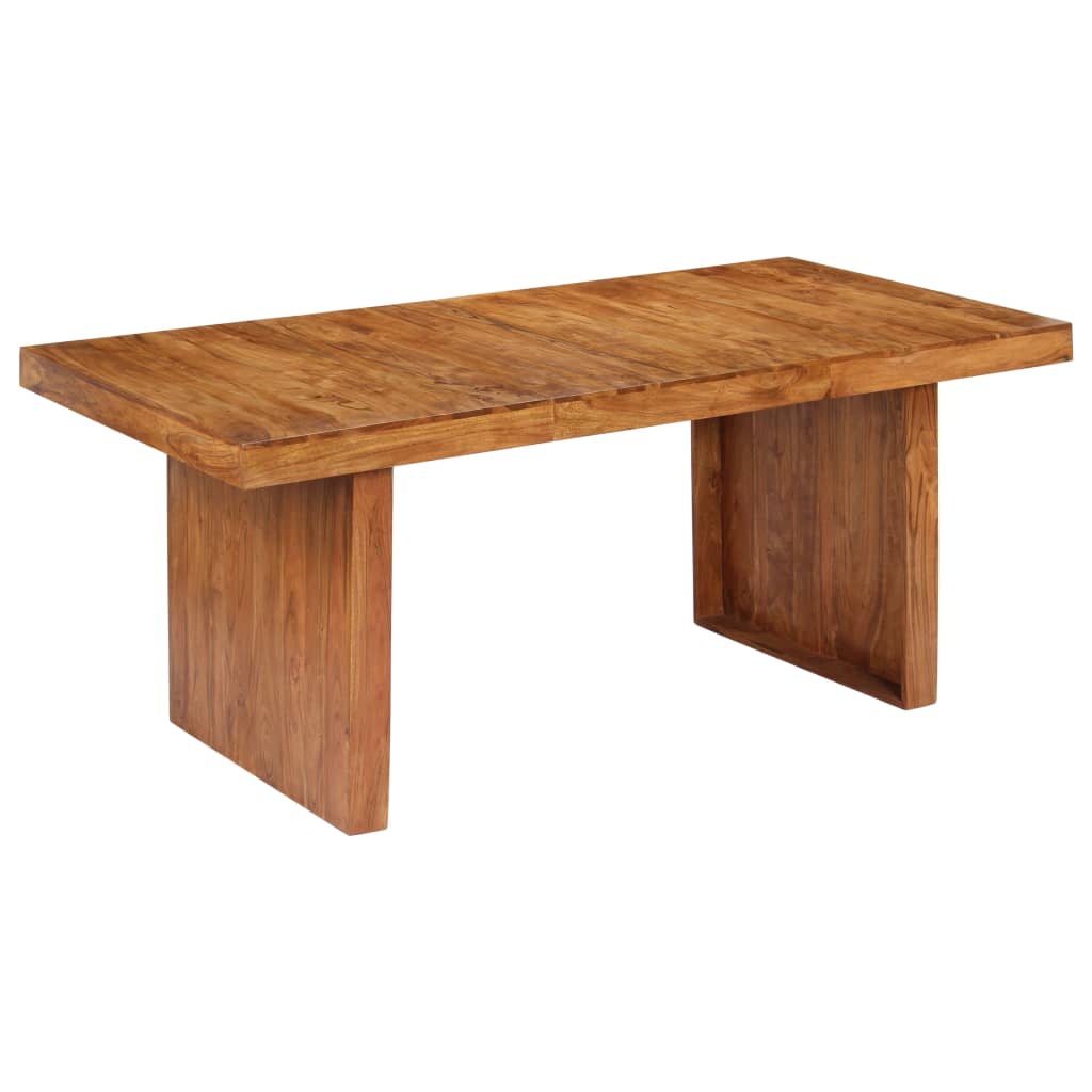 Mesa De Comedor De Madera Maciza De Acacia 180X90X75 Cm