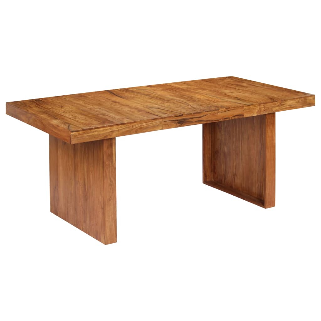 Mesa De Comedor De Madera Maciza De Acacia 180X90X75 Cm