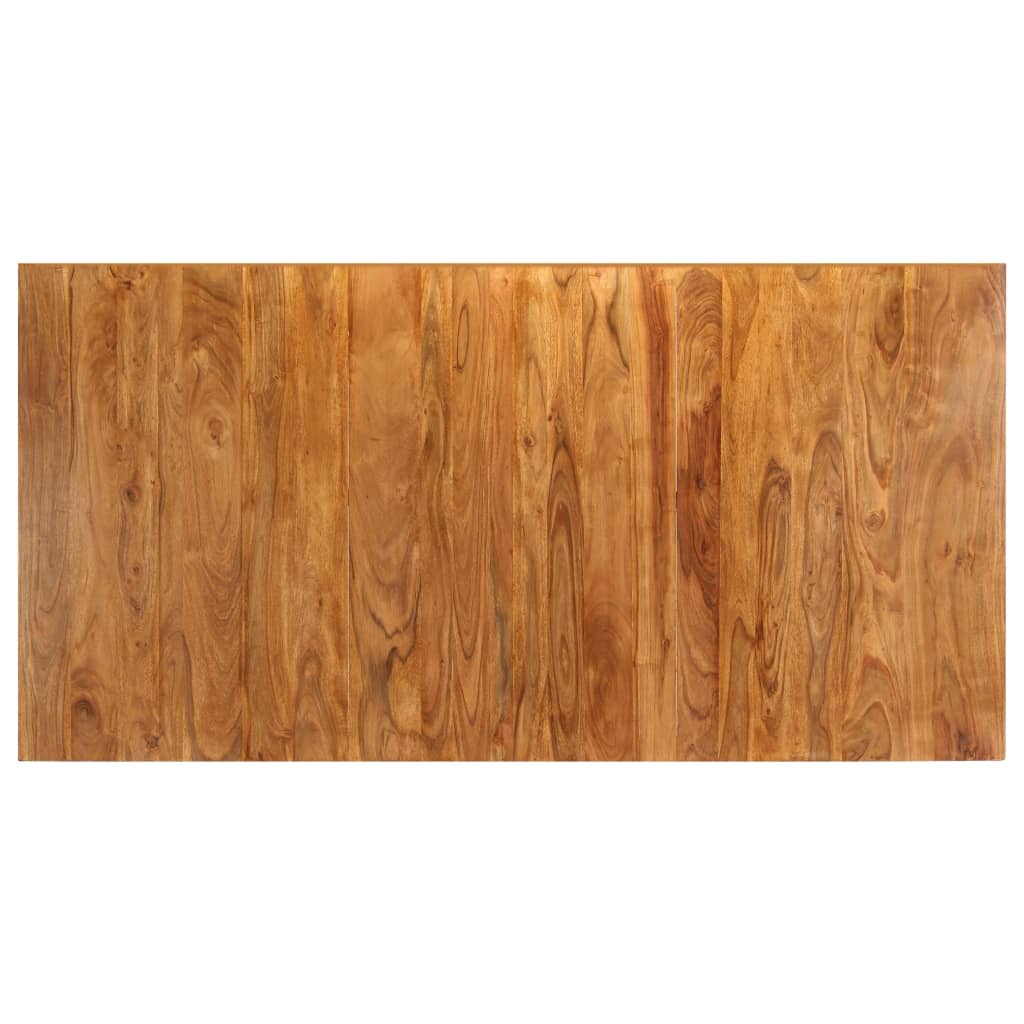 Mesa De Comedor De Madera Maciza De Acacia 180X90X75 Cm