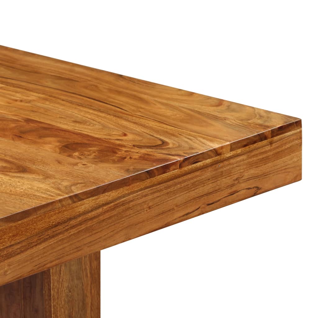 Mesa De Comedor De Madera Maciza De Acacia 180X90X75 Cm