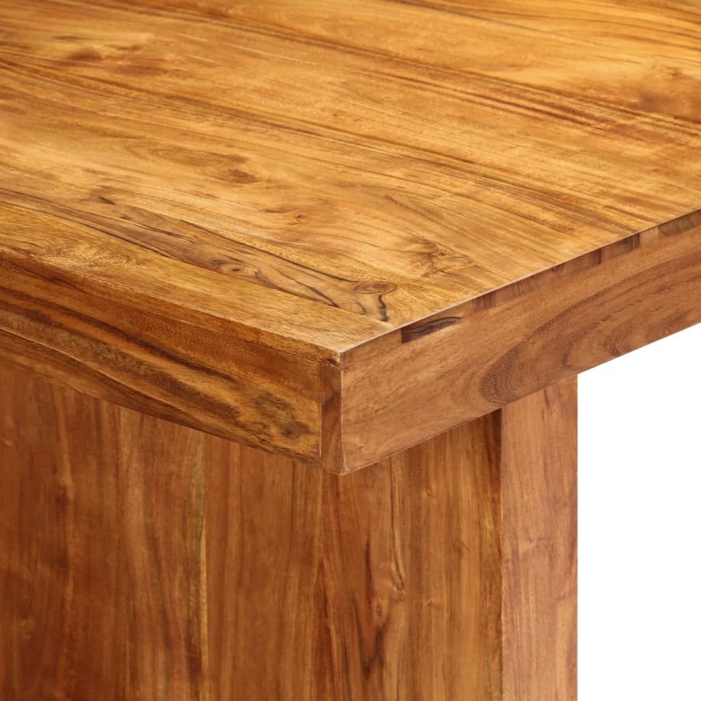 Mesa De Comedor De Madera Maciza De Acacia 180X90X75 Cm