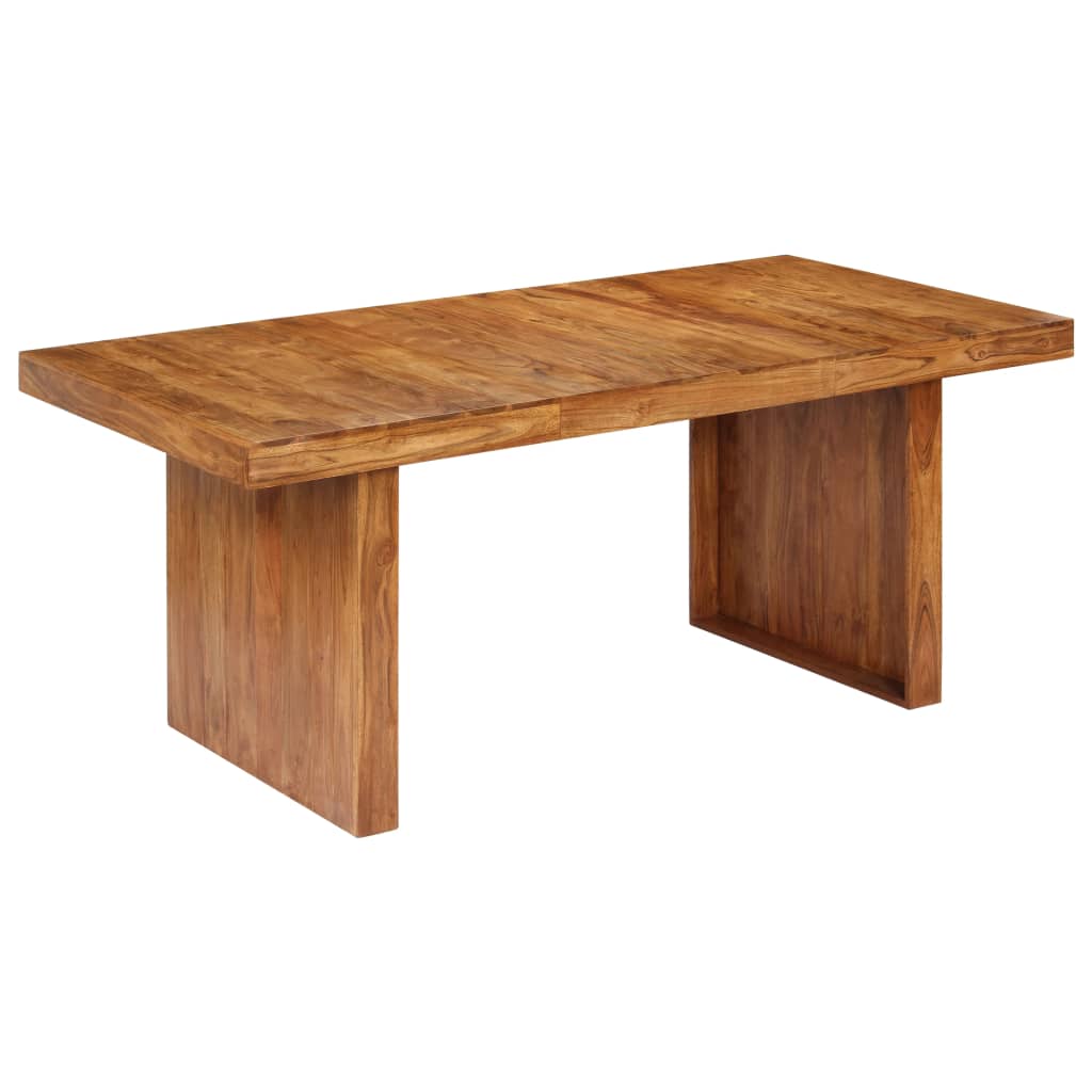 Mesa De Comedor De Madera Maciza De Acacia 180X90X75 Cm
