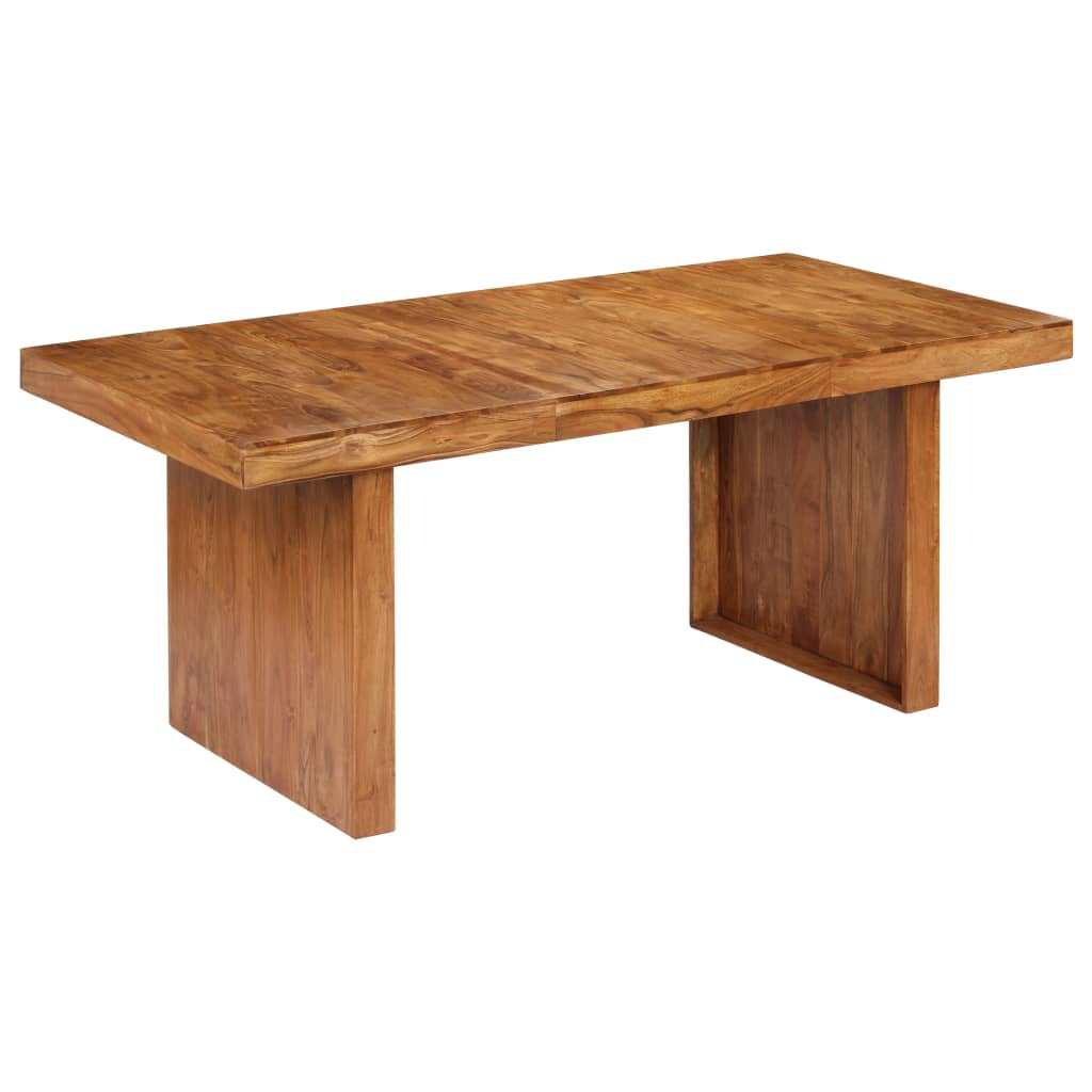 Mesa De Comedor De Madera Maciza De Acacia 180X90X75 Cm
