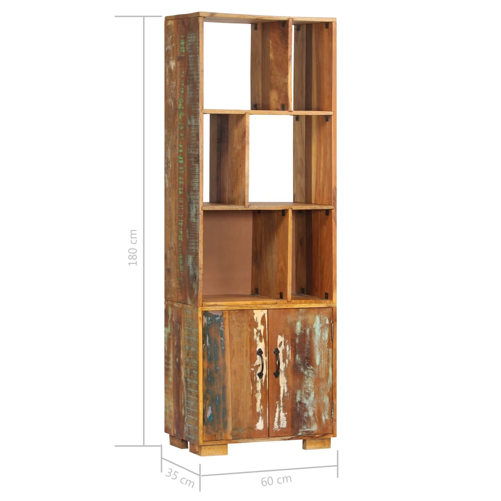 Estantería Madera Maciza Reciclada 60X35X180 Cm