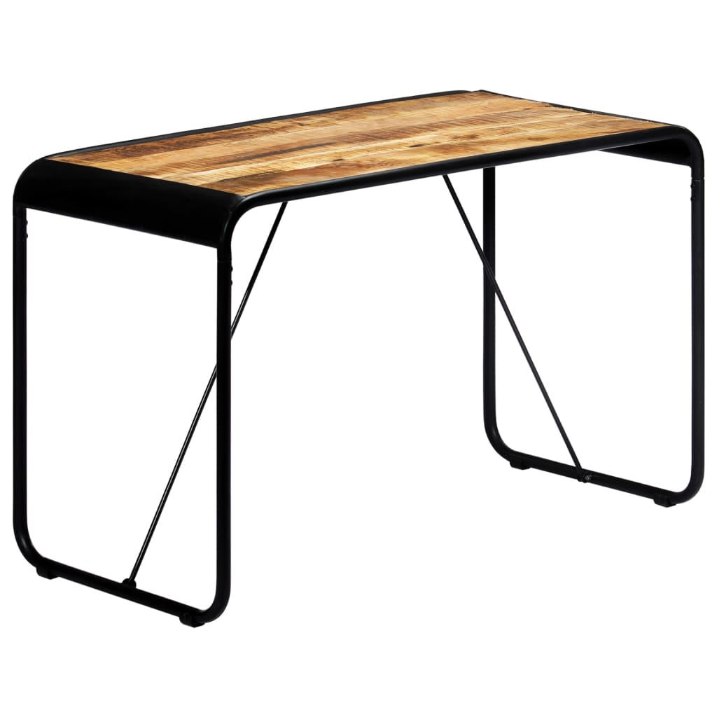 Mesa De Comedor Madera Maciza De Mango Rugosa