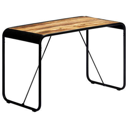 Mesa De Comedor Madera Maciza De Mango Rugosa