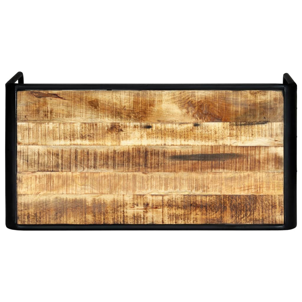 Mesa De Comedor Madera Maciza De Mango Rugosa
