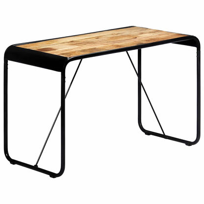Mesa De Comedor Madera Maciza De Mango Rugosa