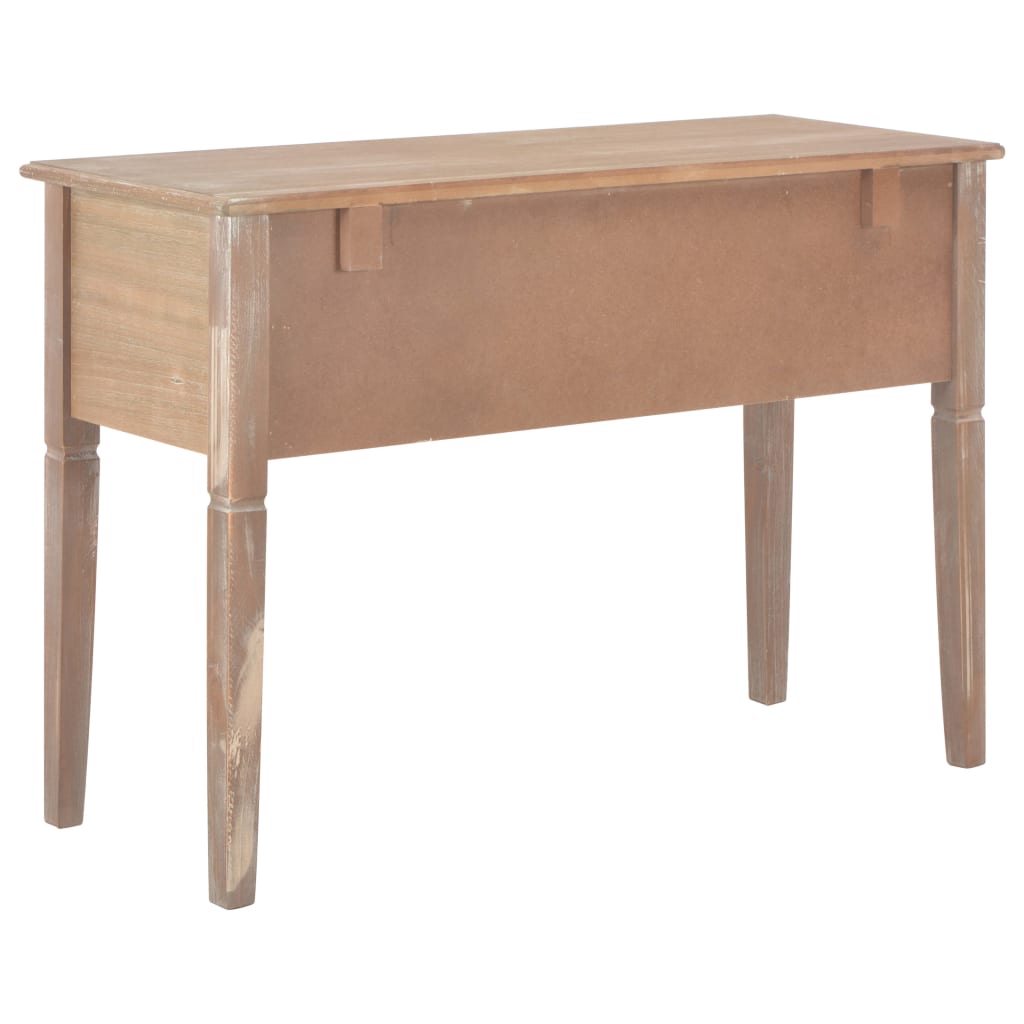Escritorio De Madera 109,5X45X77,5 Cm