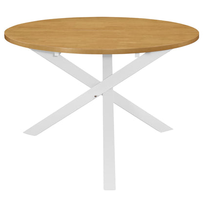 Mesa De Comedor Blanca 120X75 Cm Mdf