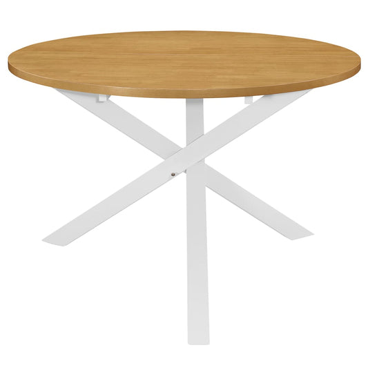 Mesa De Comedor Blanca 120X75 Cm Mdf