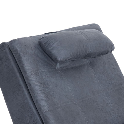 Diván De Masaje Con Almohada De Piel De Ante Artificial