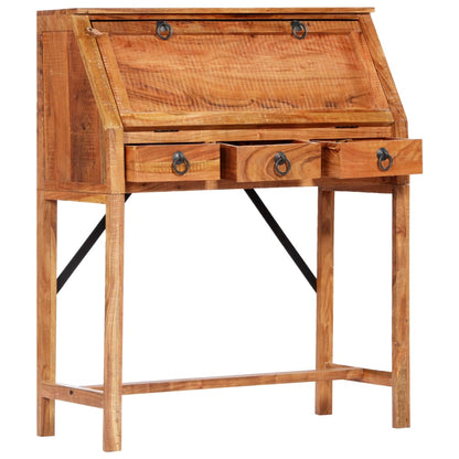 Escritorio De Madera Maciza De Acacia