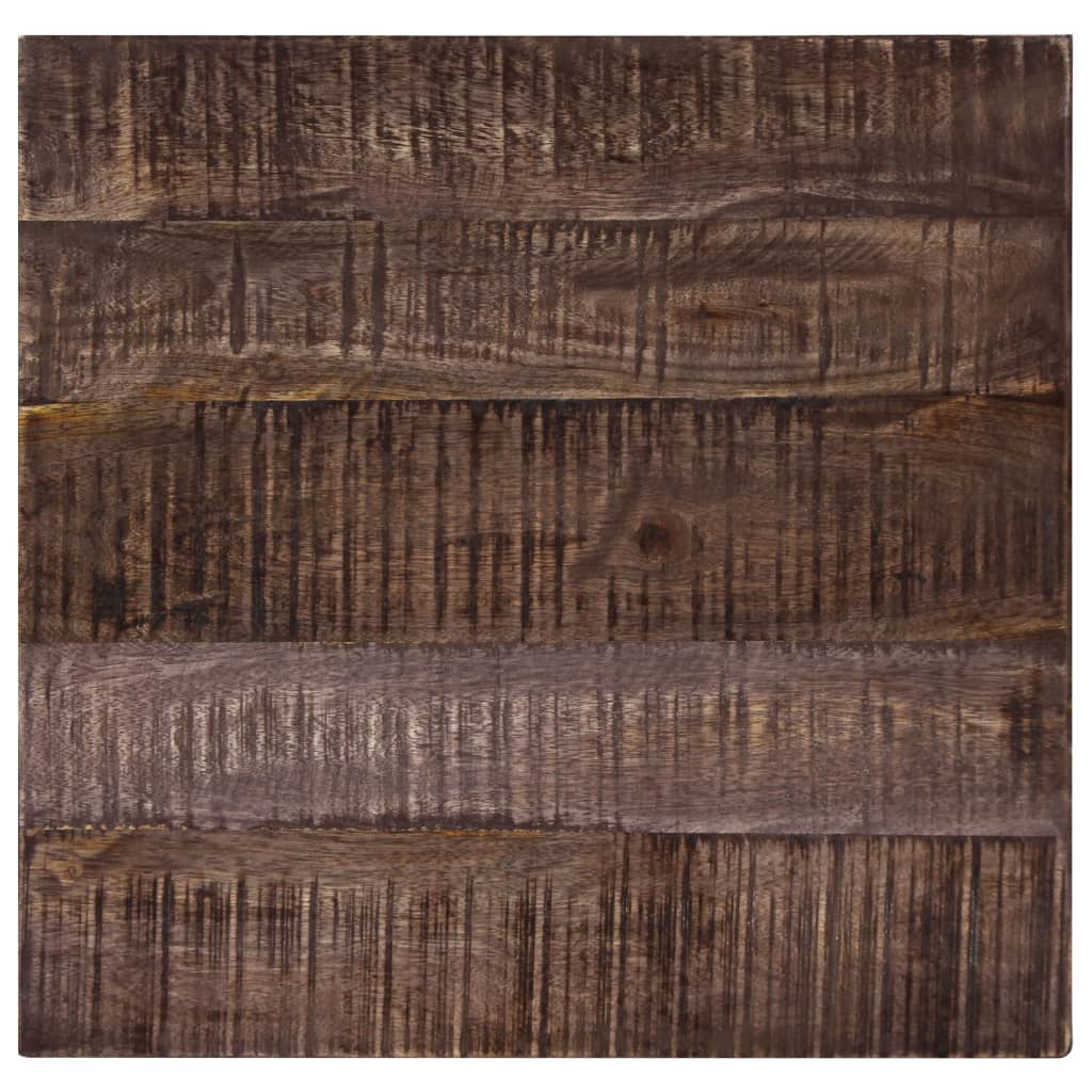 Mesa De Centro Madera Maciza De Mango 50X50X35 Cm