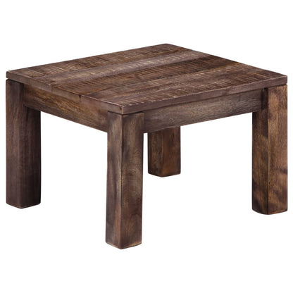 Mesa De Centro Madera Maciza De Mango 50X50X35 Cm