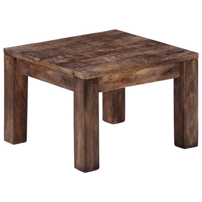 Mesa De Centro Madera Maciza De Mango 50X50X35 Cm