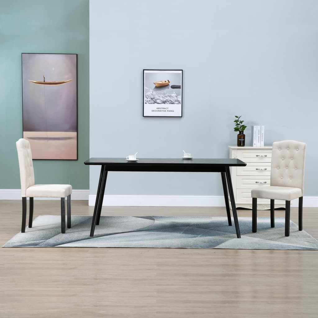 Sillas De Comedor 2 Unidades Tela