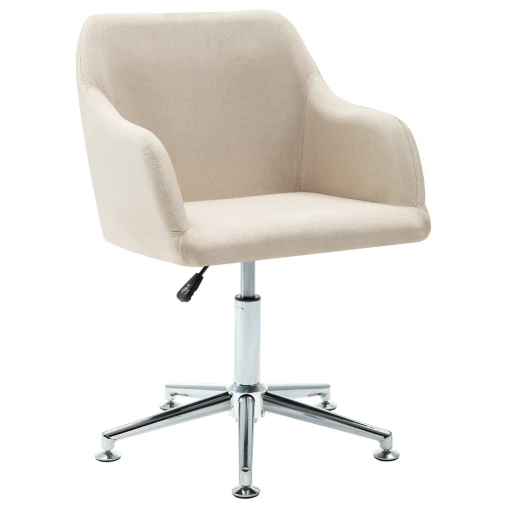Sillas De Comedor Giratorias 4 Unidades Tela Taupe