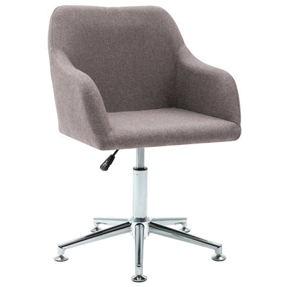 Sillas De Comedor Giratorias 4 Unidades Tela Taupe