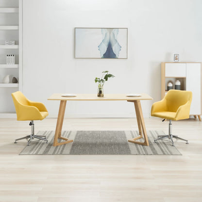 Sillas De Comedor Giratorias 4 Unidades Tela Taupe