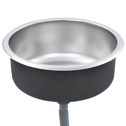 Fregadero De Cocina Con Colador Y Sifón De Acero Inoxidable