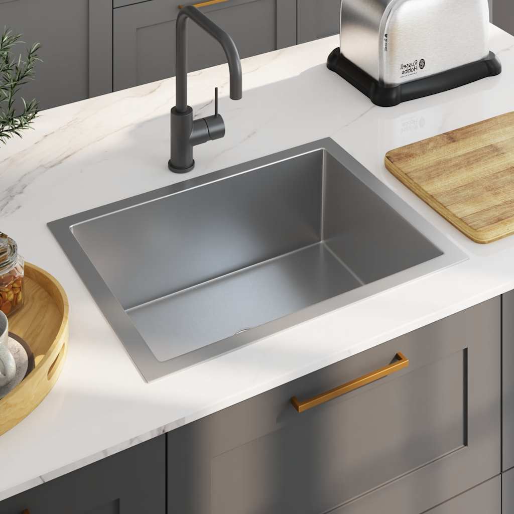 Fregadero De Cocina Hecho A Mano Acero Inoxidable