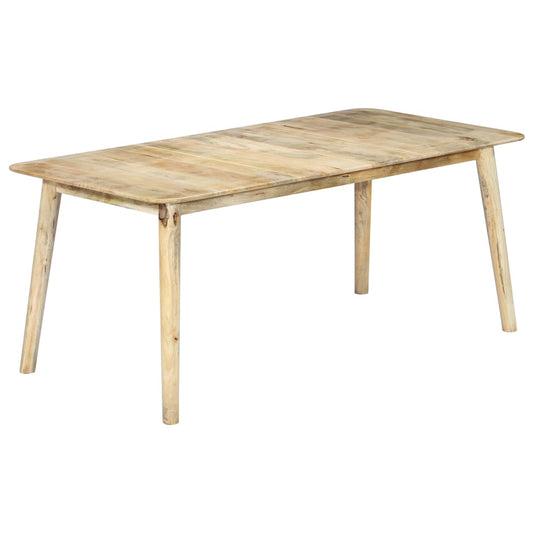 Mesa De Comedor De Madera Maciza De Mango