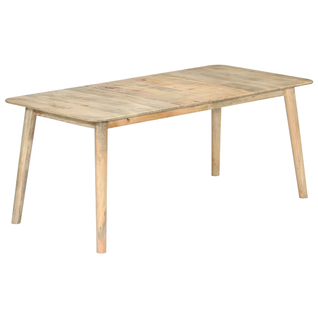 Mesa De Comedor De Madera Maciza De Mango
