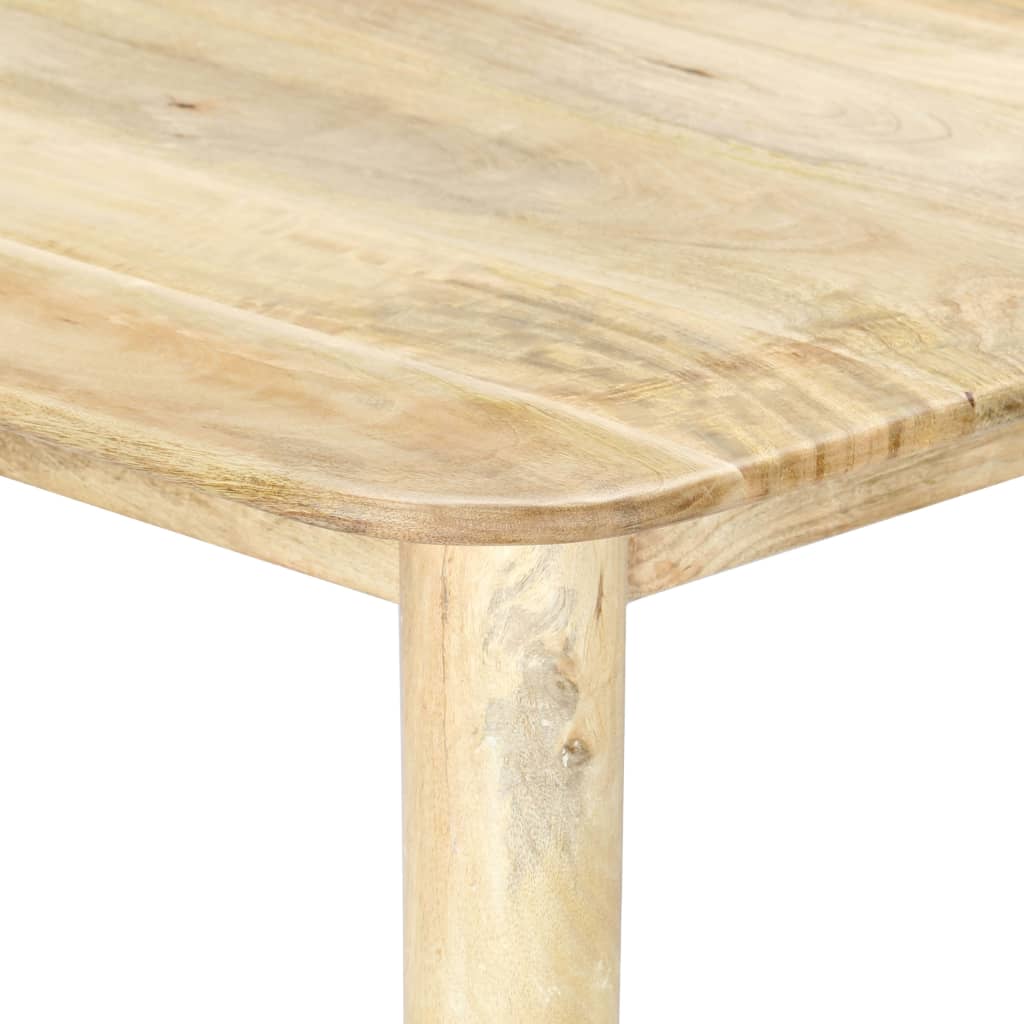 Mesa De Comedor De Madera Maciza De Mango