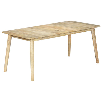 Mesa De Comedor De Madera Maciza De Mango
