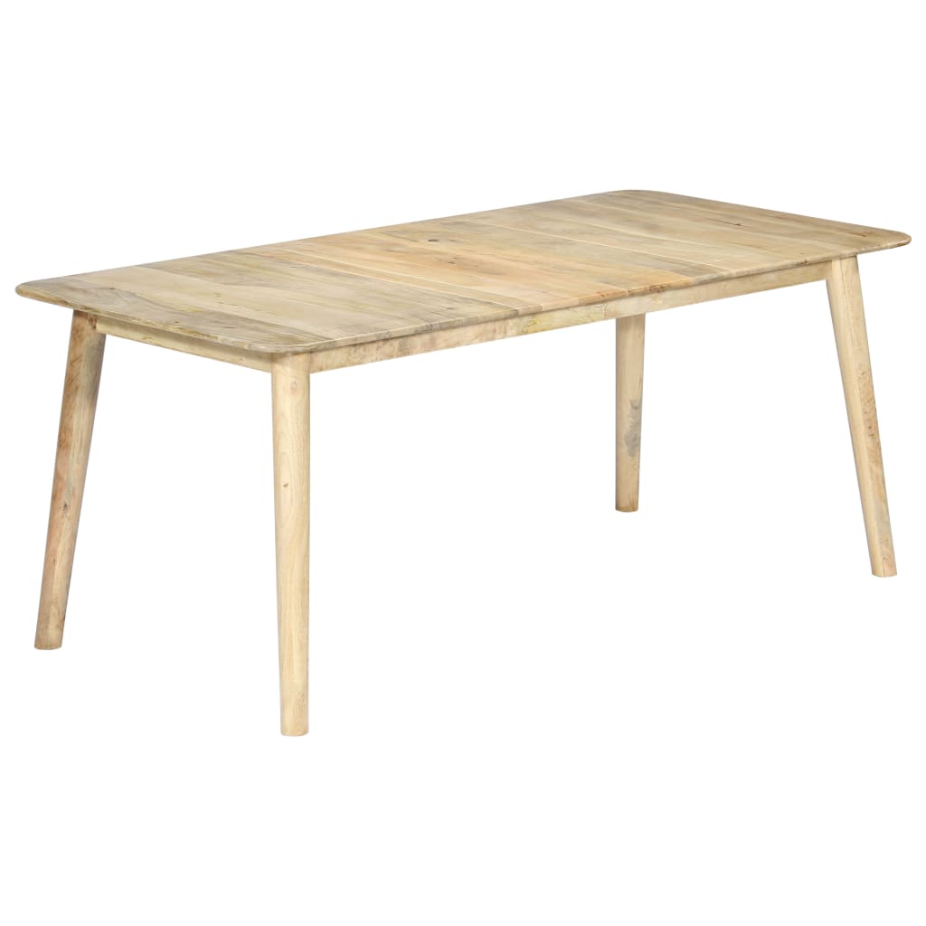 Mesa De Comedor De Madera Maciza De Mango