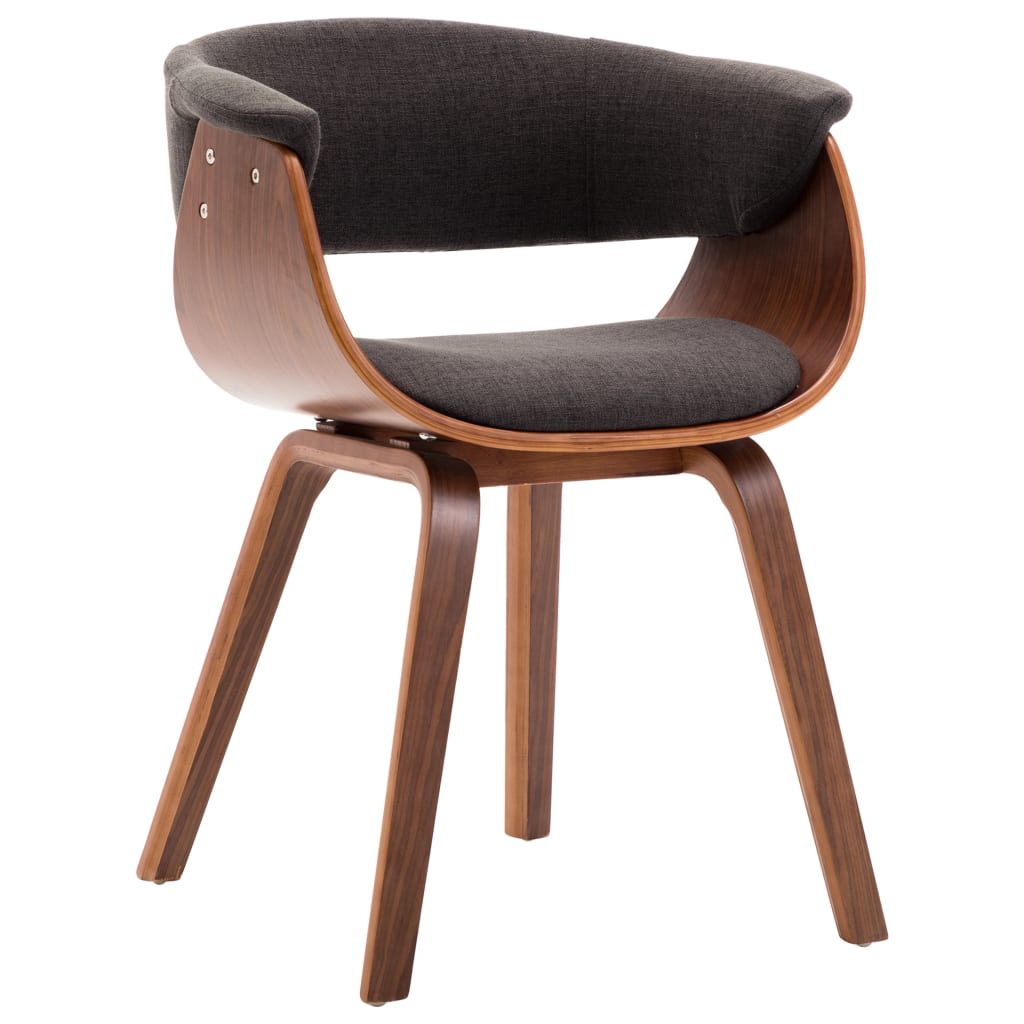 Sillas De Comedor 6 Uds Madera Curvada Y Cuero Sintético Crema