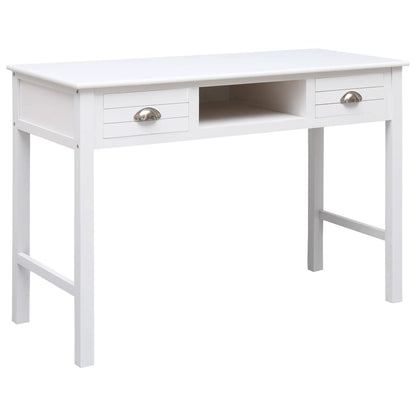 Escritorio De Madera Gris 110X45X76 Cm