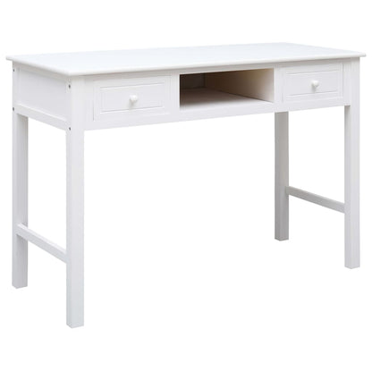 Escritorio De Madera Gris 110X45X76 Cm