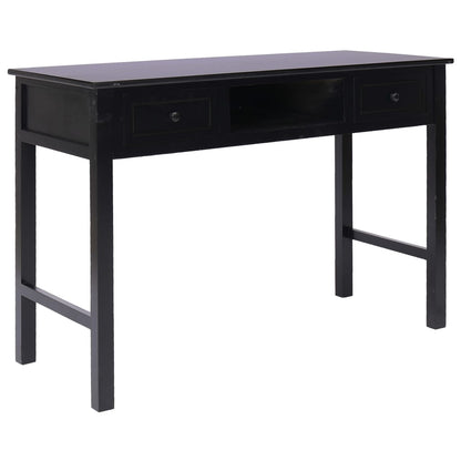 Escritorio De Madera Gris 110X45X76 Cm