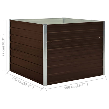 Mesa De Cultivo De Acero Galvanizado 100X100X77 Cm