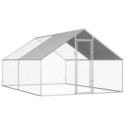 Jaula Gallinero De Exterior De Acero Galvanizado 2,75X2X1,92 M