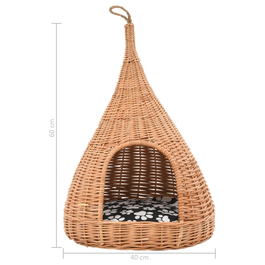 Casa Para Gatos Con Cojín Y Forma De Tipi Sauce 40X60Cm