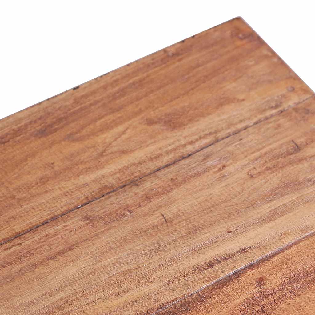Mesa De Centro Madera Maciza De Caoba