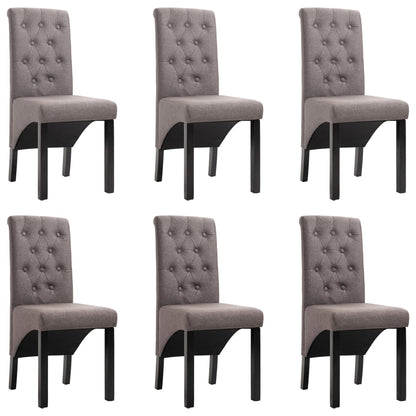 Sillas De Comedor 4 Unidades Tela Negras