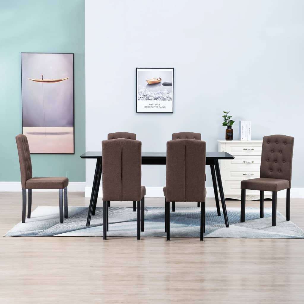 Sillas De Comedor 2 Unidades Tela